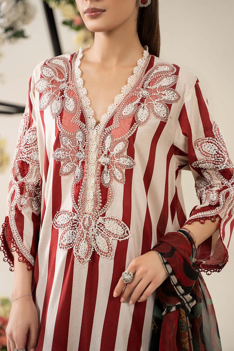 Maria. B. Embroidered  Lawn Suit