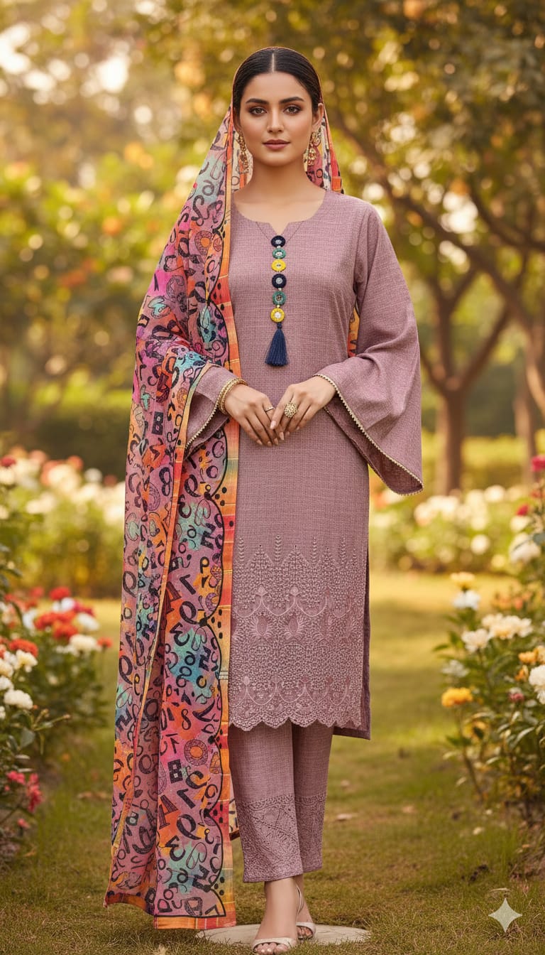 Luxury Embroidered lawn Ready To Ship