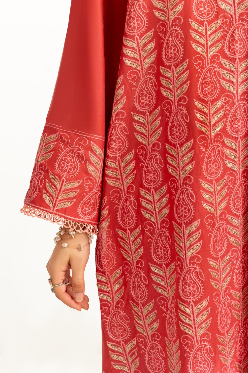 Gul Ahmed Embroidered Lawn Suit