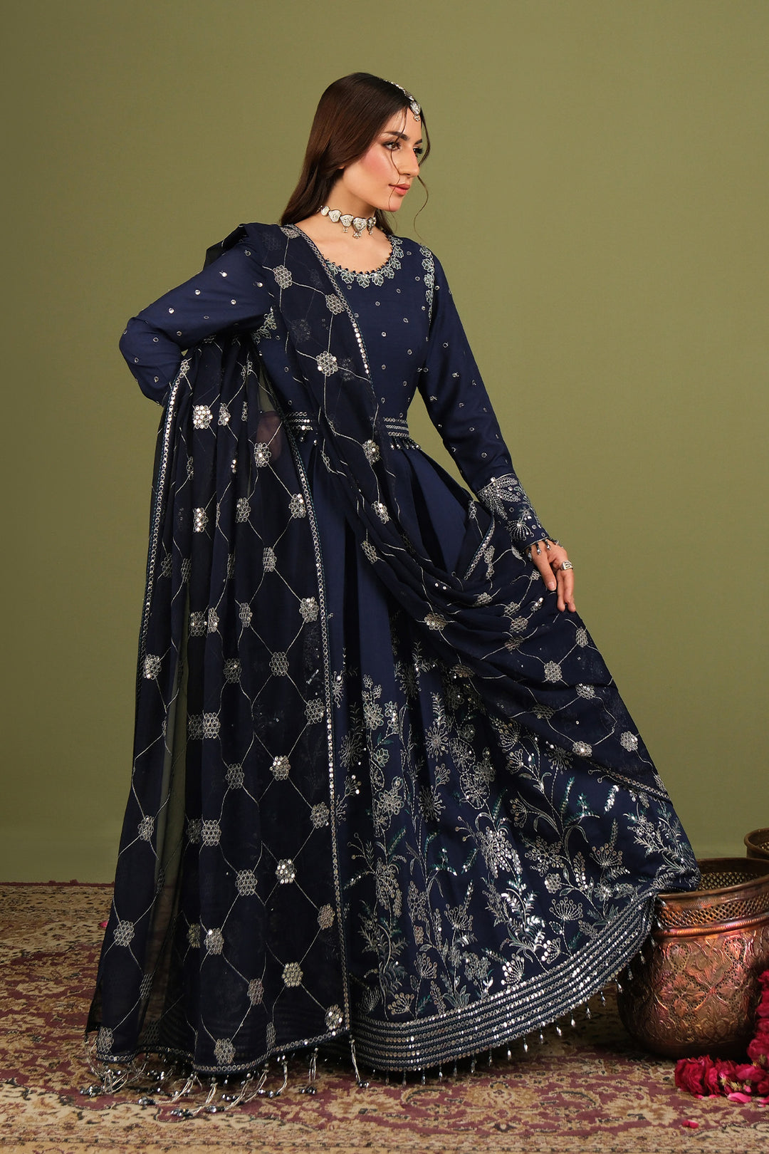 Luxe By Alizeh Raw Silk Suit