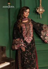 Asim Jofa Embroidered 3pc Suit