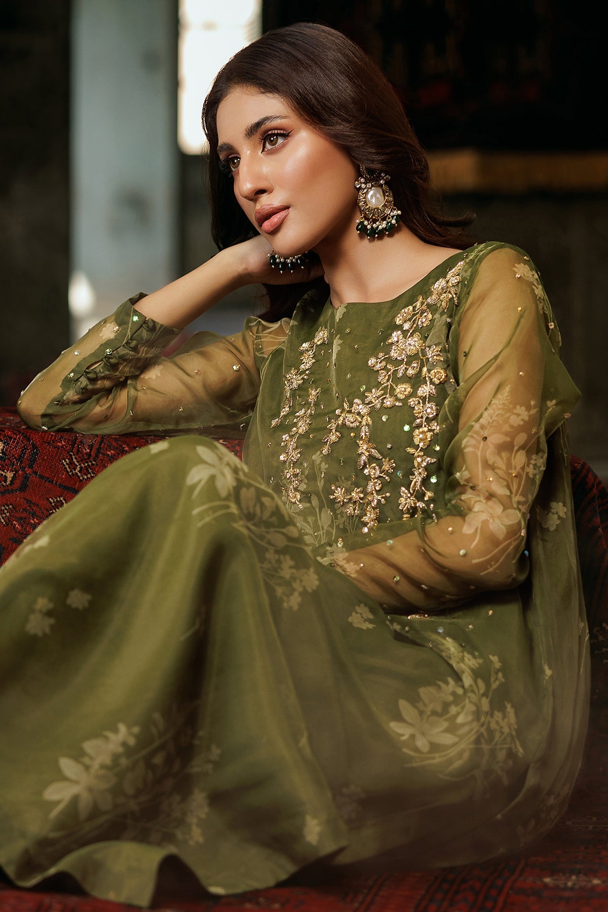 Luxury Embroidered Suit By Charizma