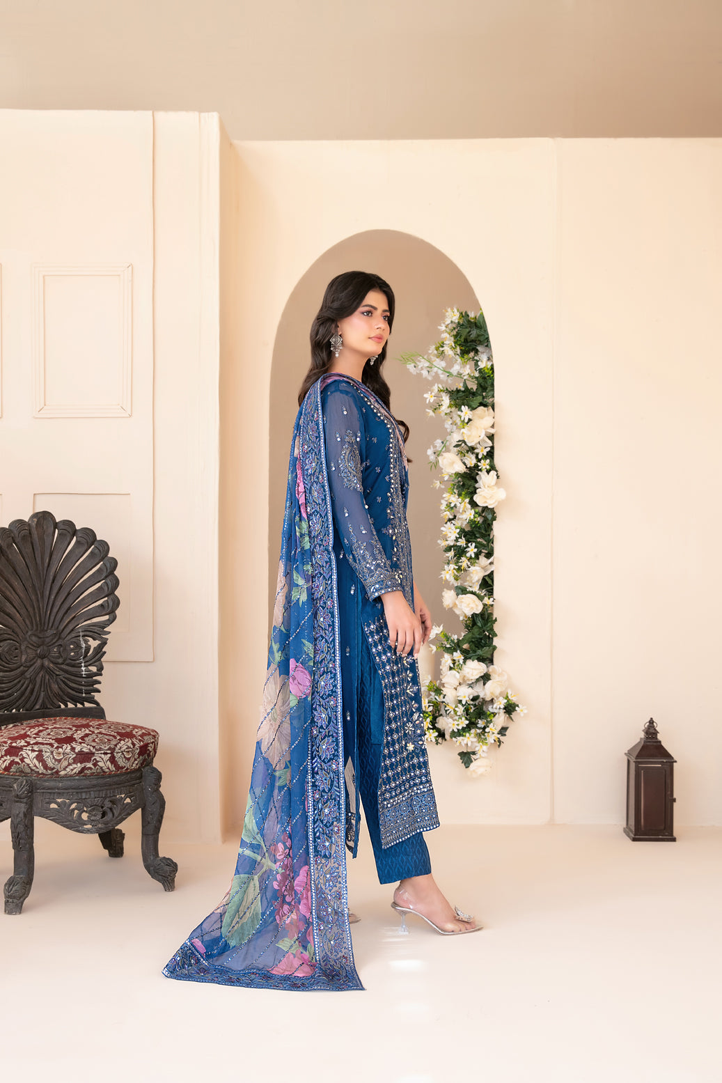 Sunehri Chiffon By Tawakkal