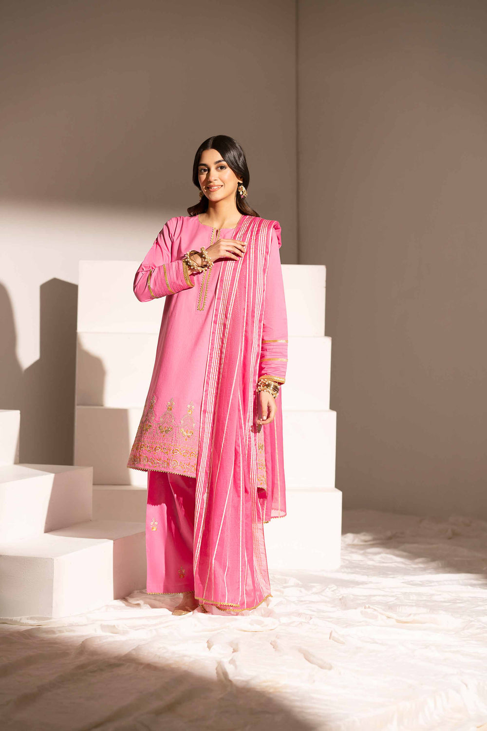 3 Piece Embroidered Suit by Nishat Linen
