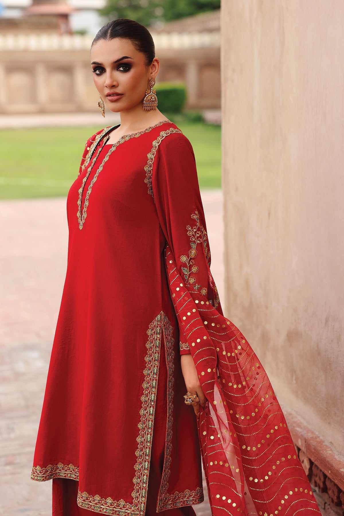 Charizma Luxury Embroidered Suit