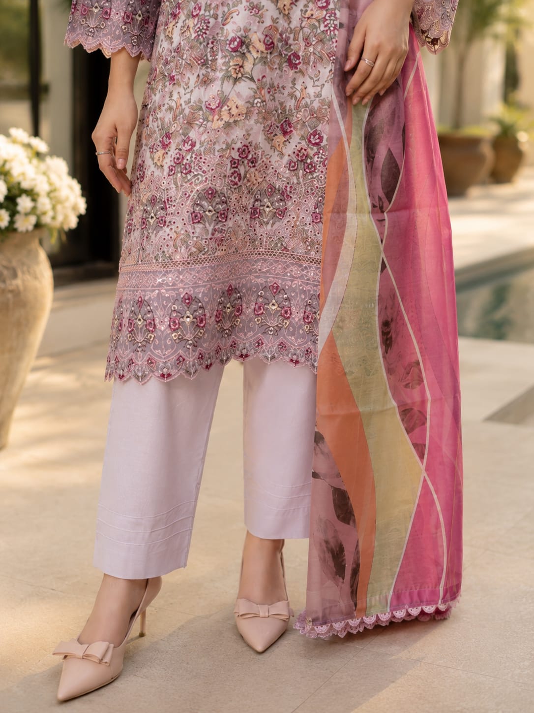 Munira Designers Embroidered Lawn