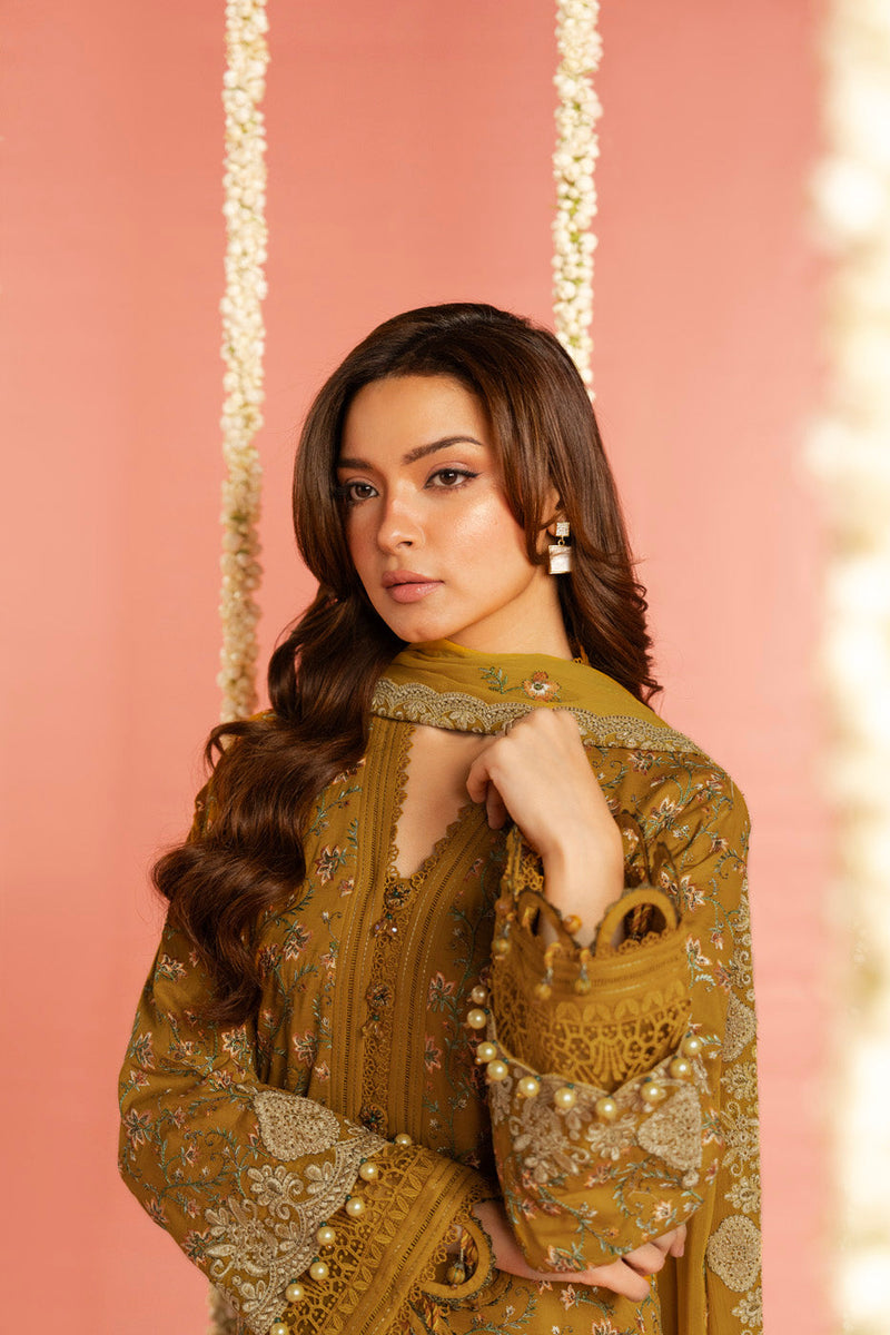 3 Pcs Embroidered Lawn Suit by Alkaram Studio