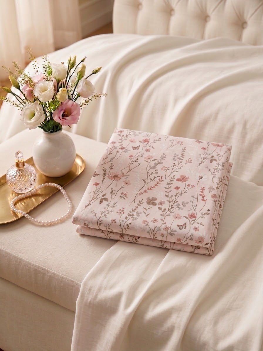 Pakistani King Size Bedsheet with Pillow Cover