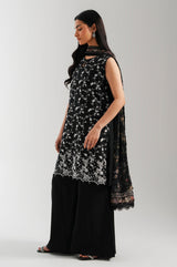 3-PC Embroidered Lawn by Zeen