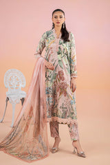 Maria. B. Embroidered  Lawn Suit