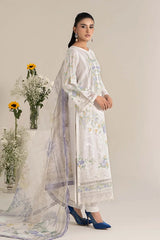 Maria B - Embroidered Jacquard Lawn Suit
