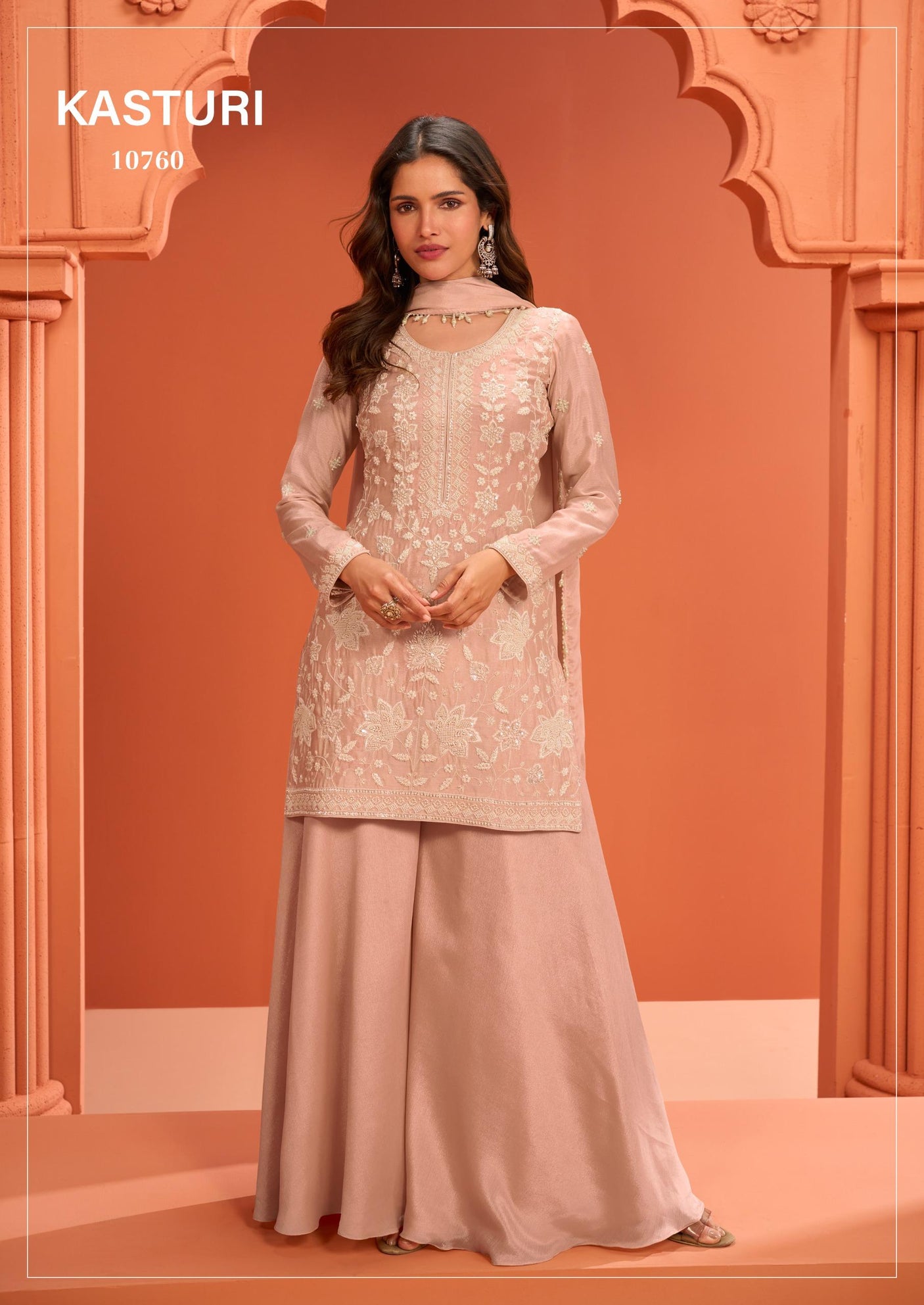 Indian Premium Chinon Silk Suit