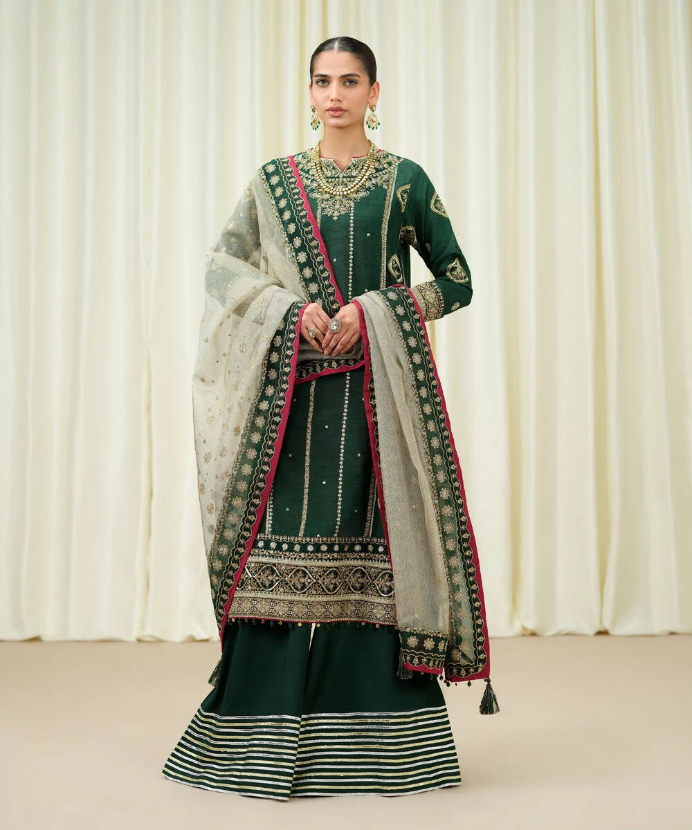 3Pc Embroidered Suit by Sapphire