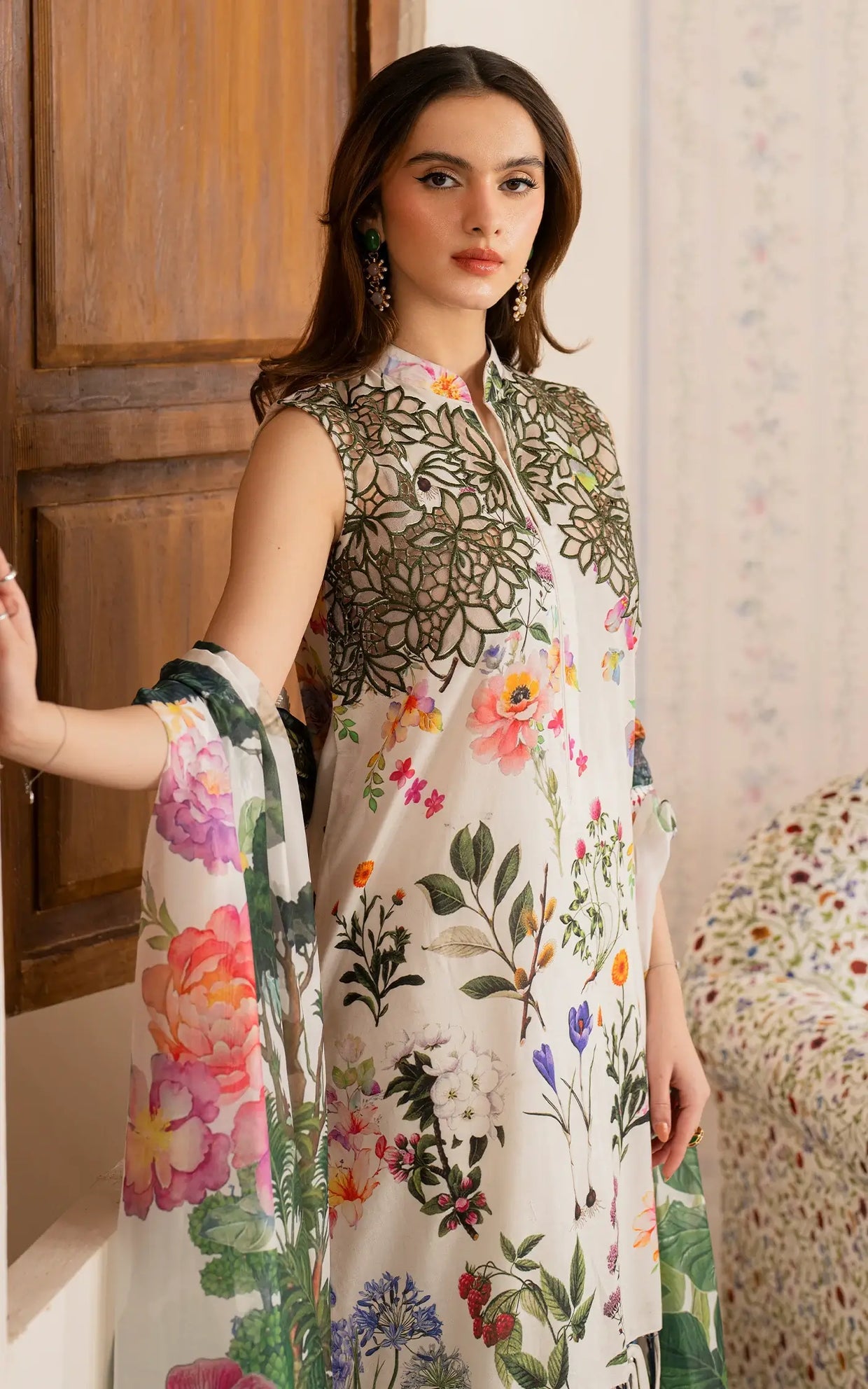 Asifa & Nabeel Premium Lawn  Suit