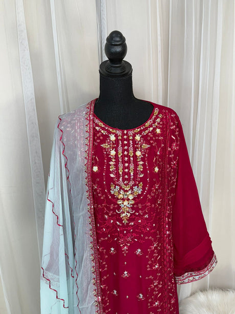2pc Embroidered Kurti Collection Ready To Ship