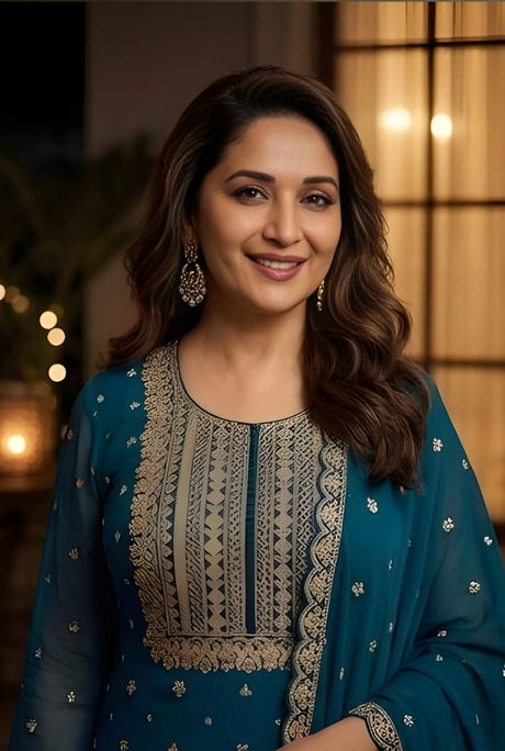 MADHURI DIXIT PARTY WEAR SUIT