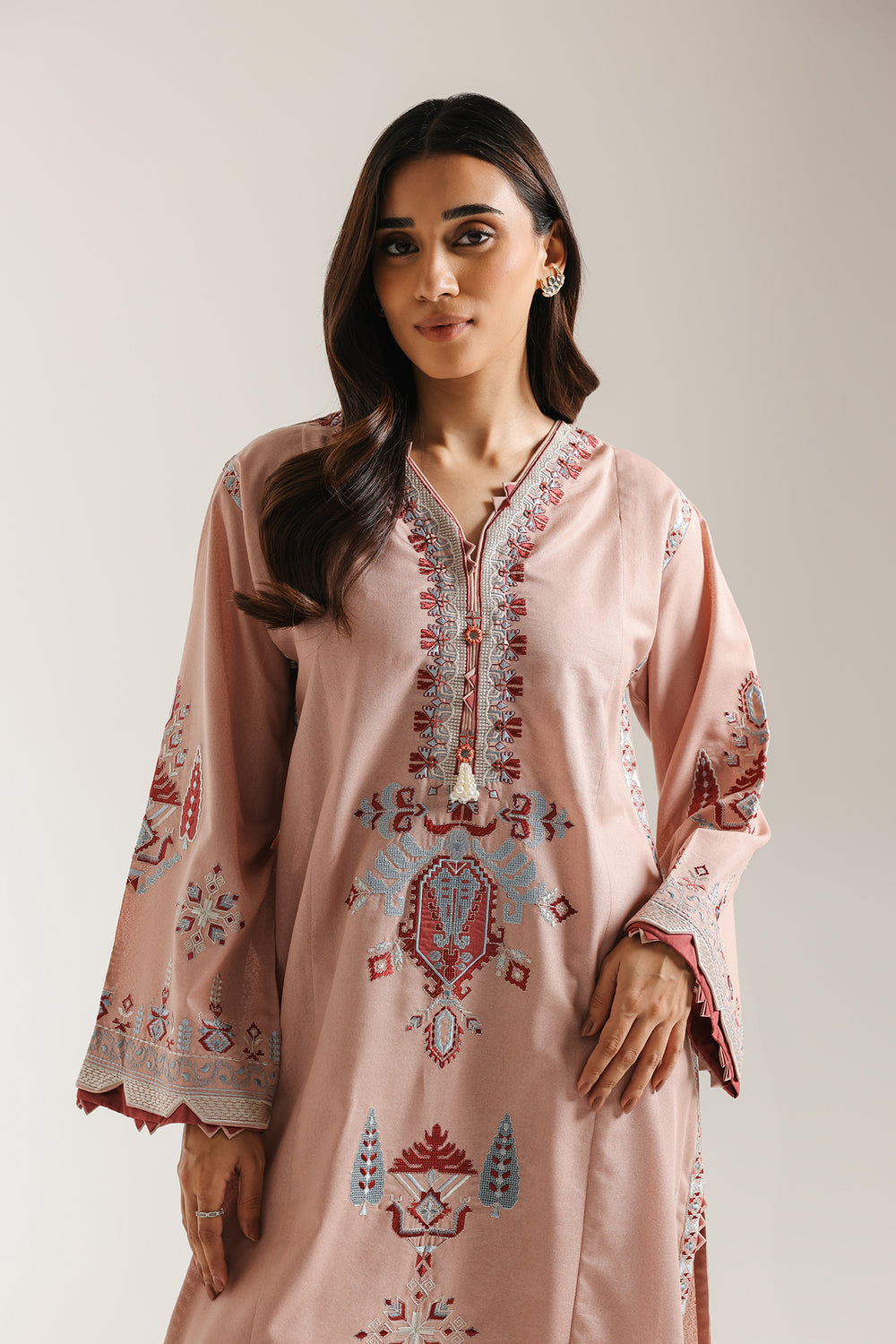 Ethnic Embroidered 2pc Suit
