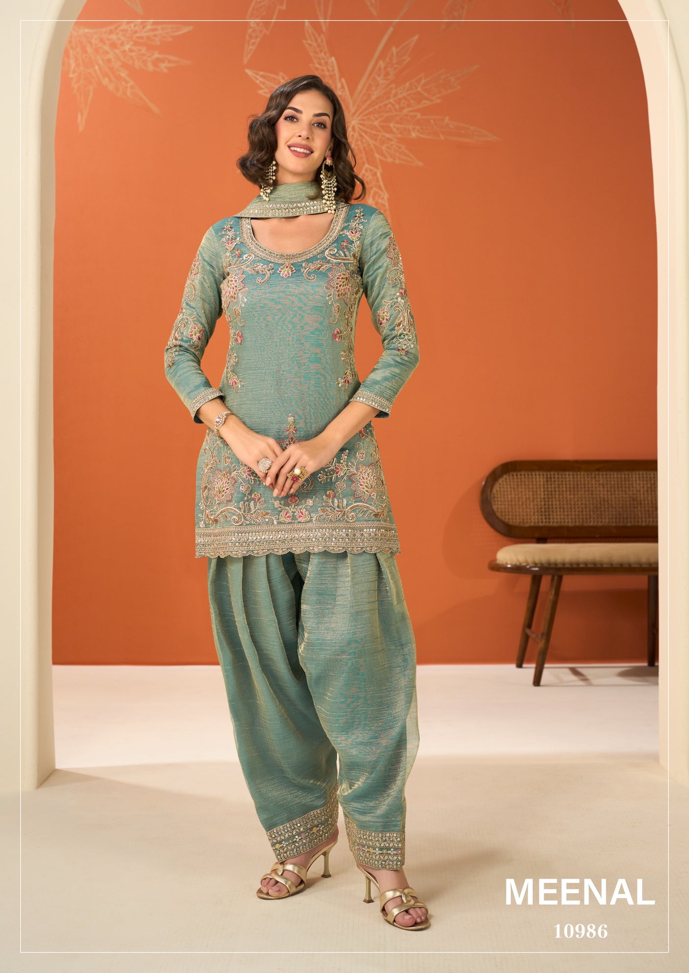 Indian Premium Salsa Silk Suit