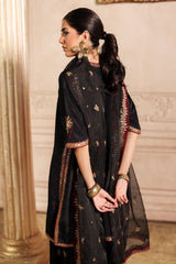 3-PC Embroidered Raw-Silk Suit by Charizma