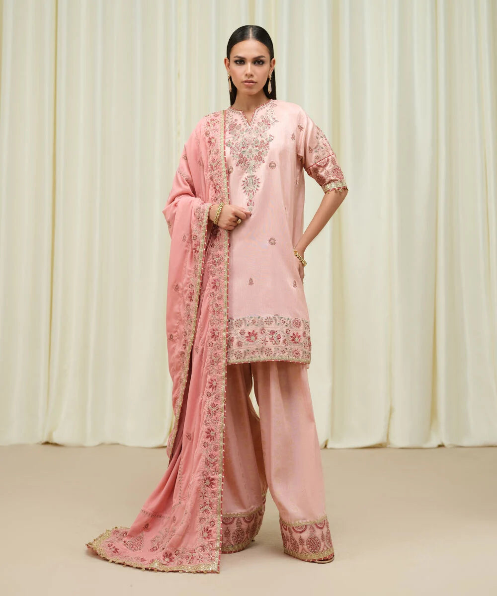 3Pc Embroidered Suit by Sapphire