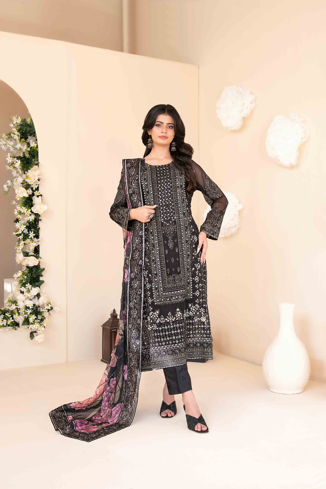 Sunehri Chiffon By Tawakkal