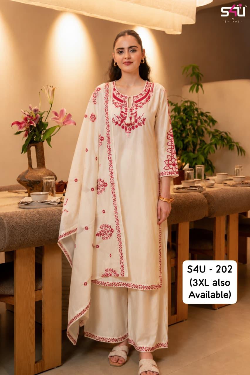 Khaddi Cotton Embroidered Suit