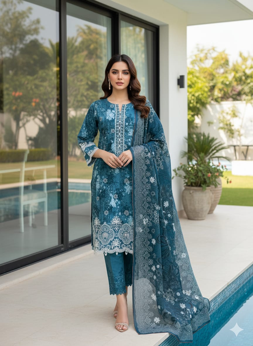 Embroidered Lawn Ready To Ship