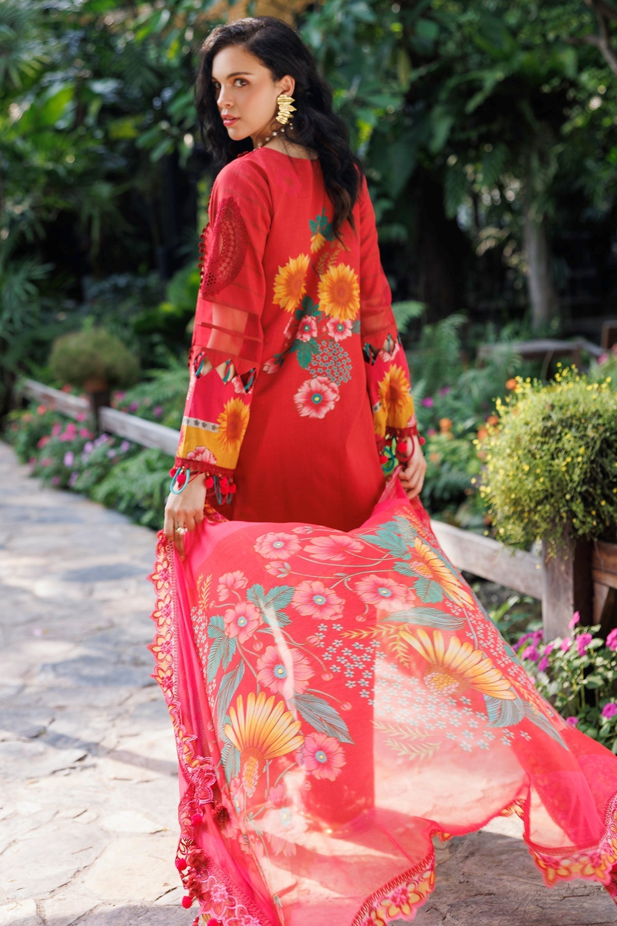 Charizma 3-PC Embroidered Lawn Suit