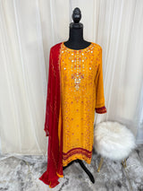 2pc Embroidered Kurti Collection Ready To Ship