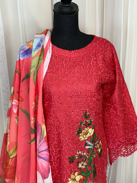Luxury Embroidered Lawn Ready To Ship