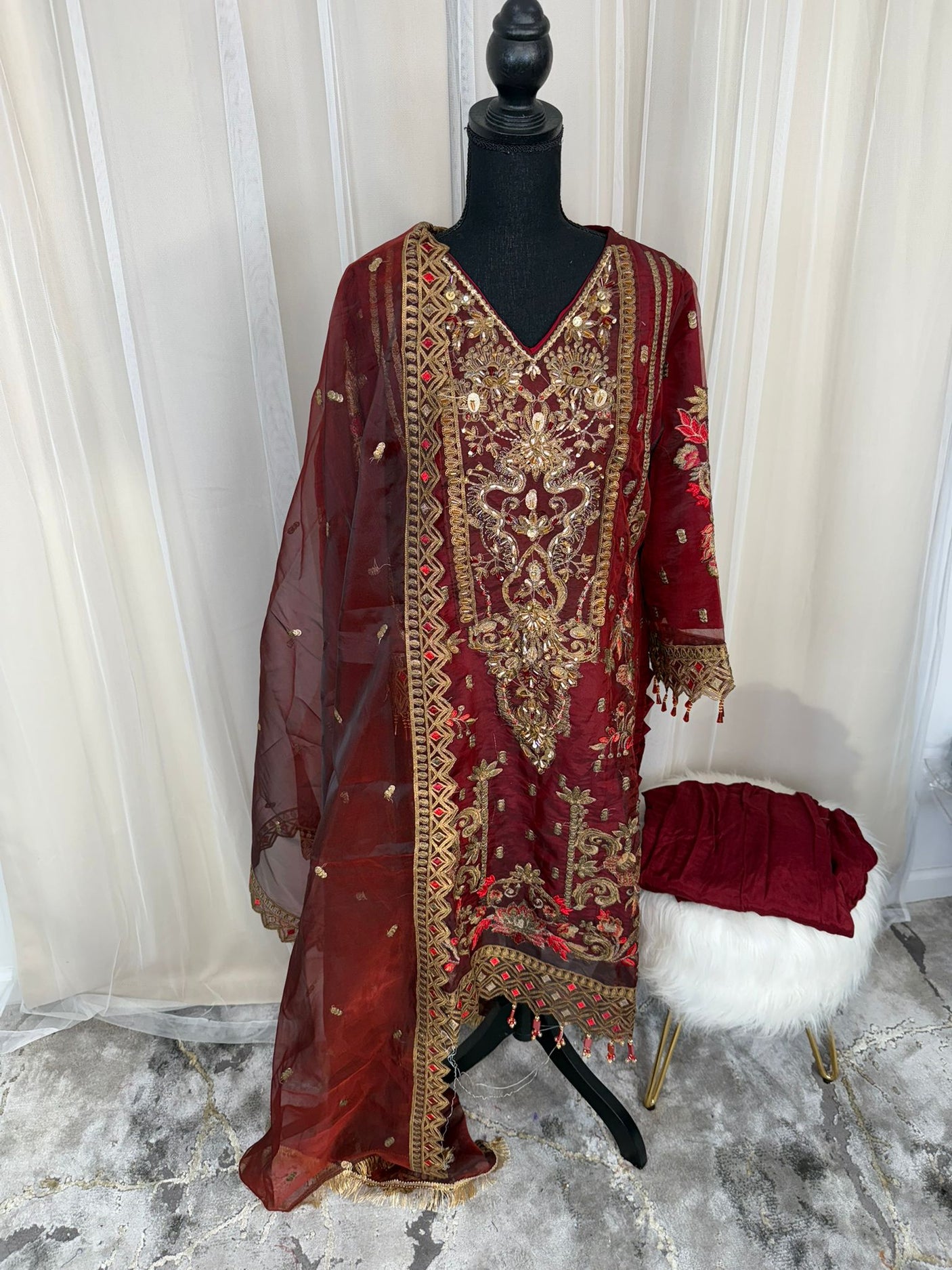Pakistani Embroidered Party wear Ready To Ship