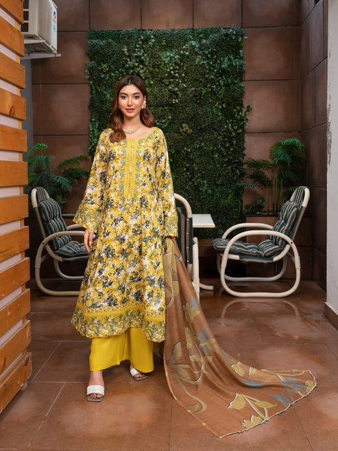 Munira Designers Embroidered Lawn