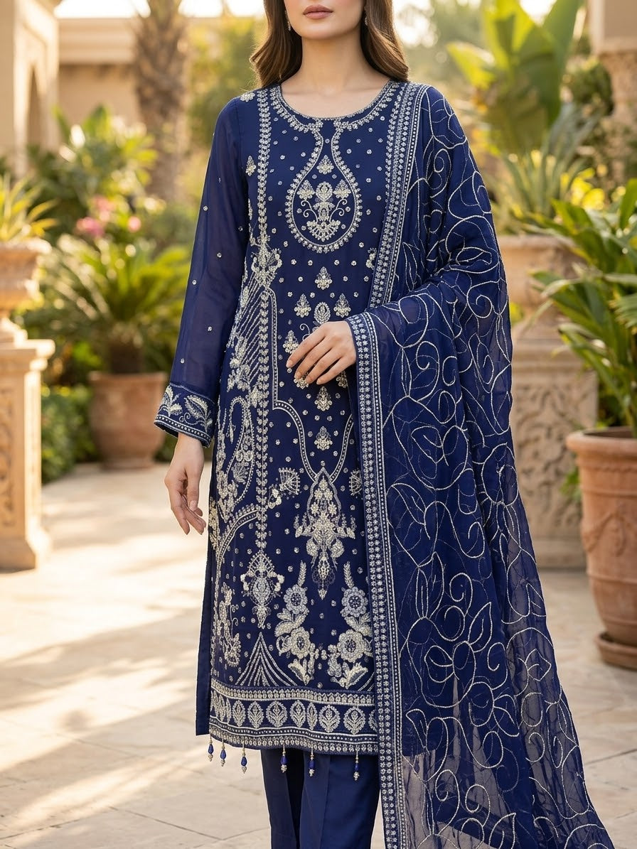 Bin Hameed Chiffon Embroidered Collection