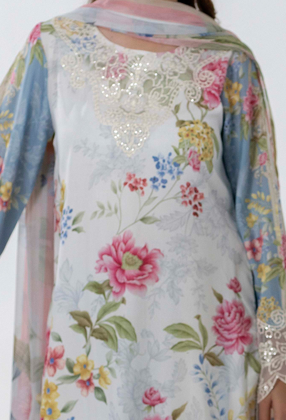 Adan's Libas Embroidered Lawn