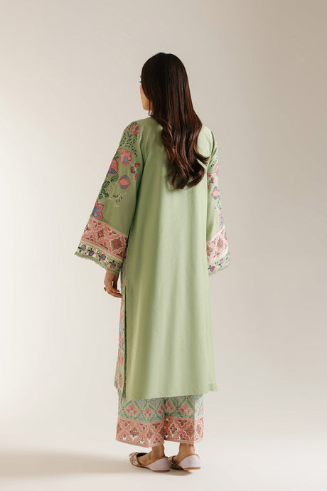 Ethnic Embroidered 2pc Kurti