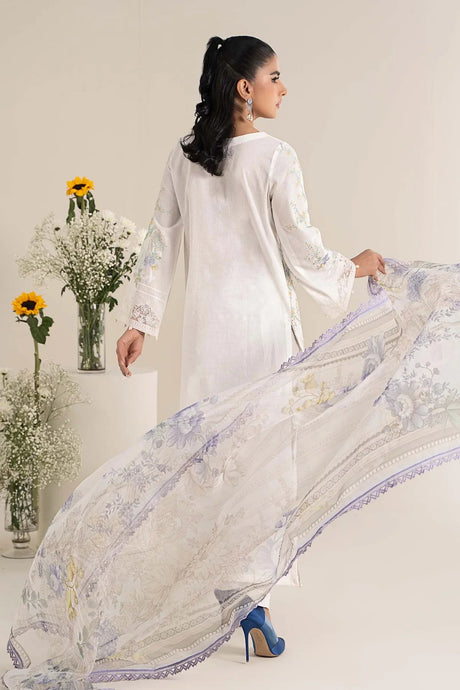 Maria B - Embroidered Jacquard Lawn Suit