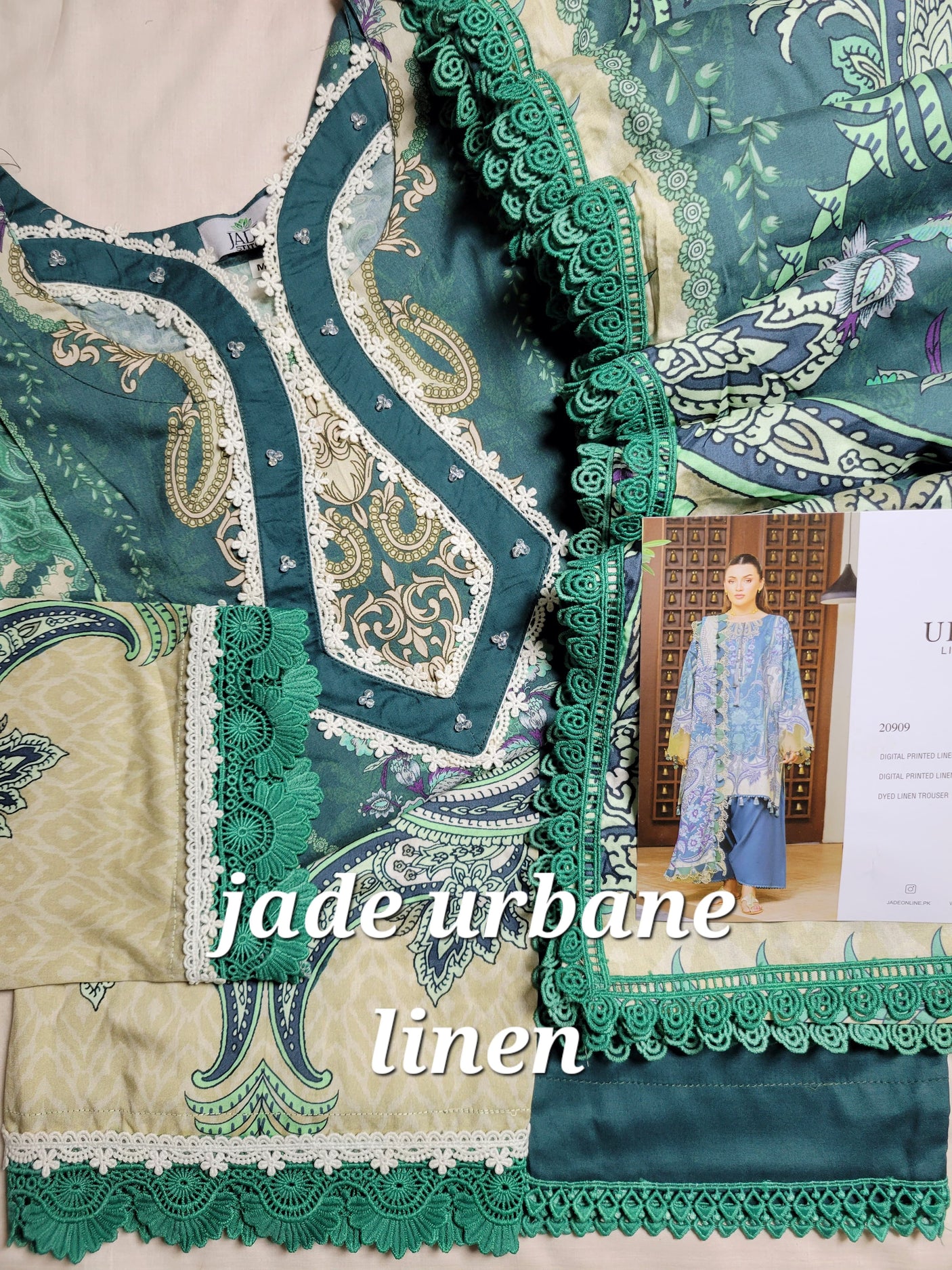 Jade Urbane Linen Collection