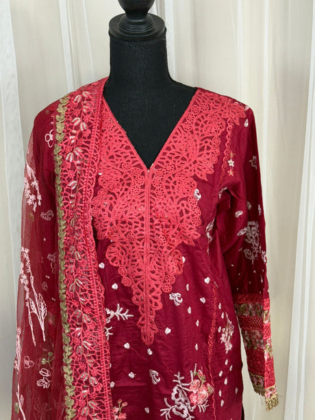 Luxury Embroidered Lawn Ready To Ship