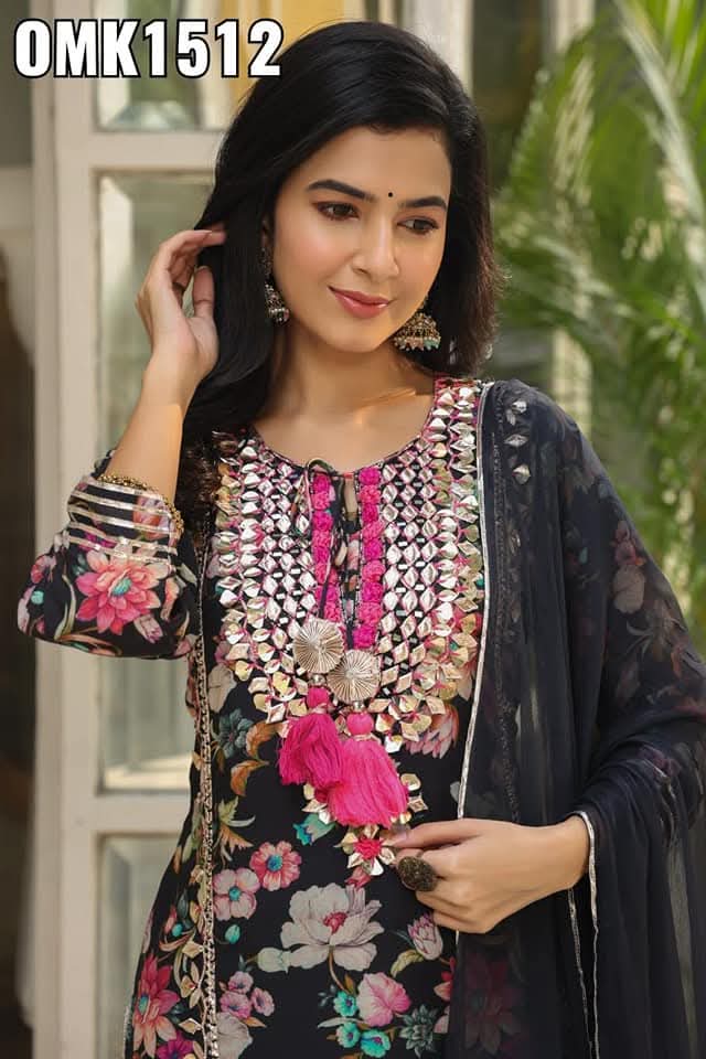 Pure Muslin Sharara Suit