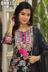 Pure Muslin Sharara Suit
