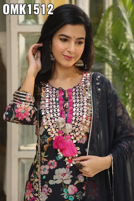 Pure Muslin Sharara Suit