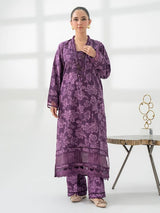 2 Piece Khaddar Suit-Embroidered by limelight