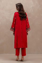2 PIECE EMBROIDERED SILK SUIT
