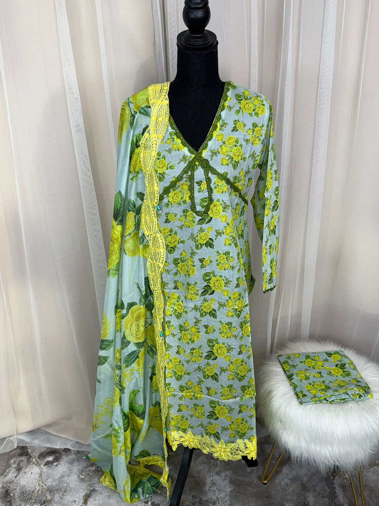 Luxury Embroidered Lawn Ready To Ship