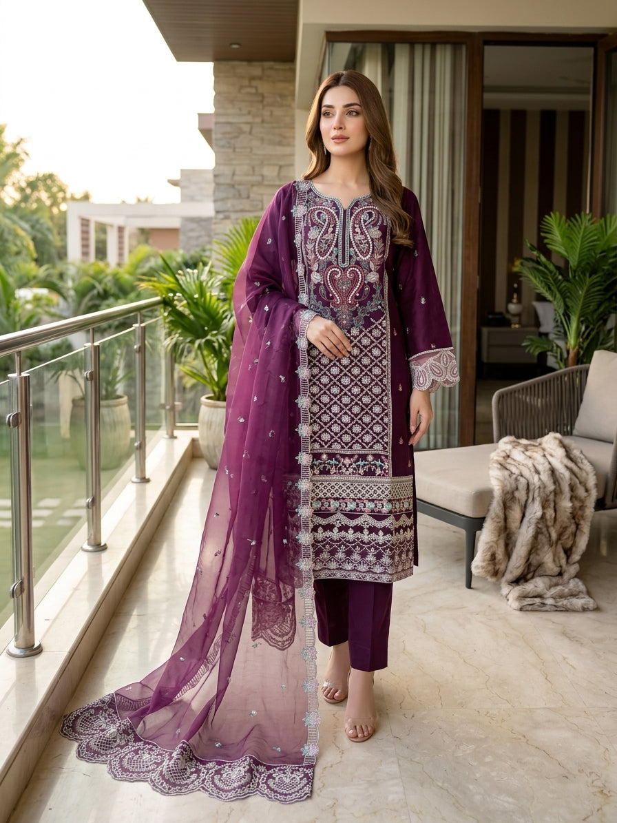 Pakistani Luxury Embroidered Lawn Collection