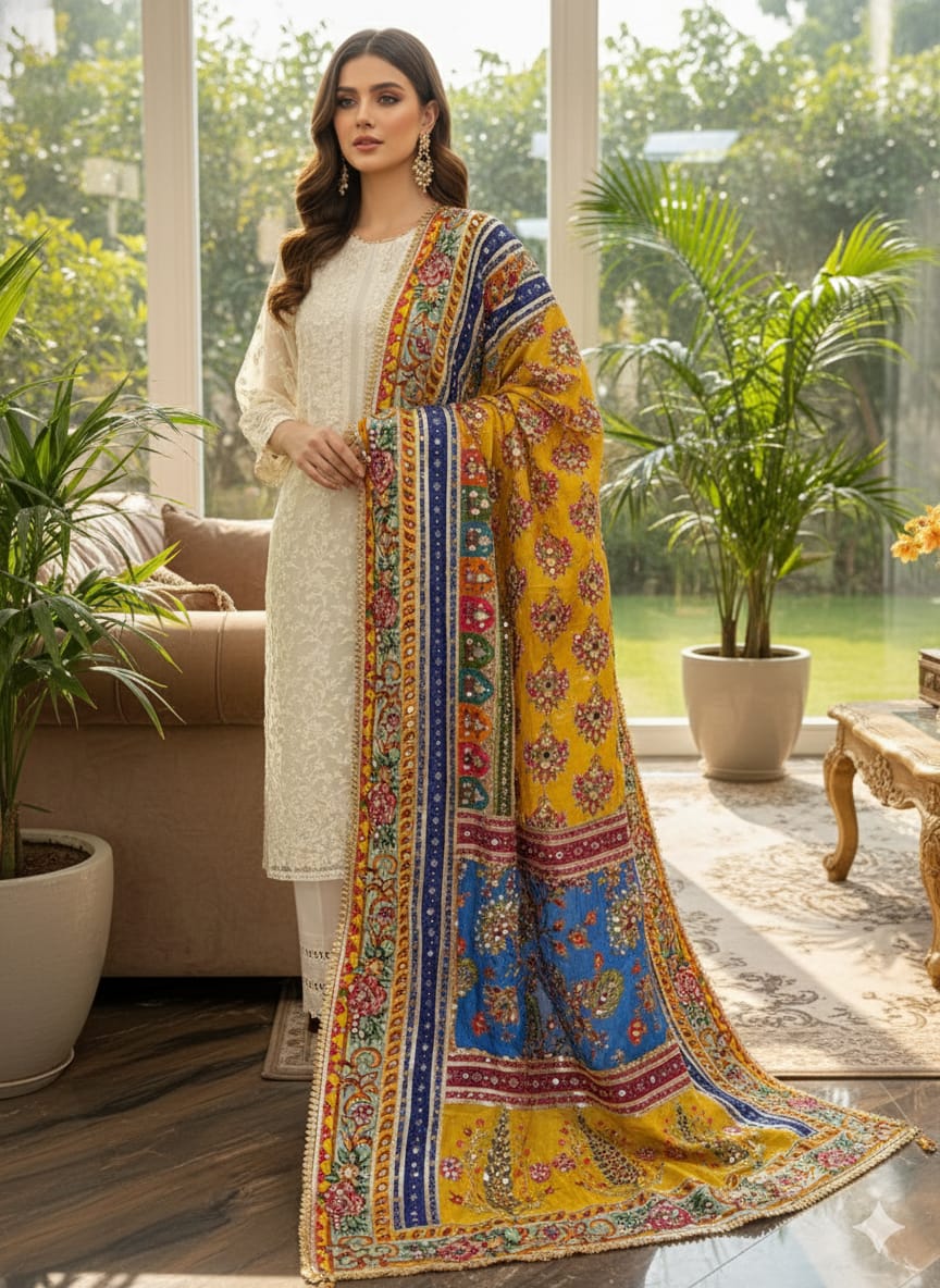 Luxury Embroidered Party wear Ready To Ship