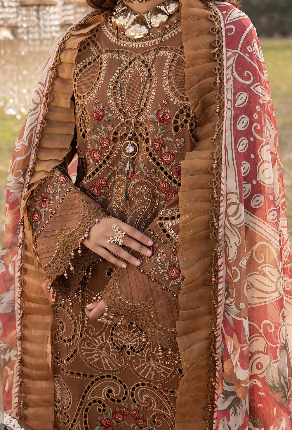 Adan's Libas Embroidered Lawn