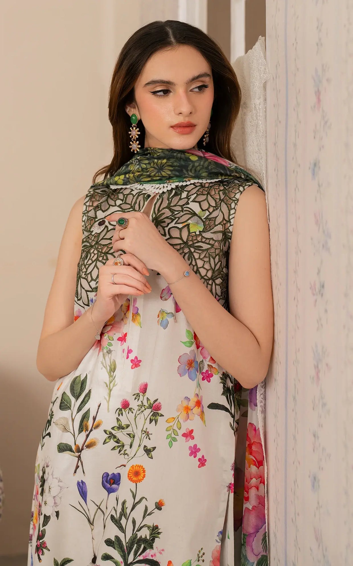 Asifa & Nabeel Premium Lawn  Suit