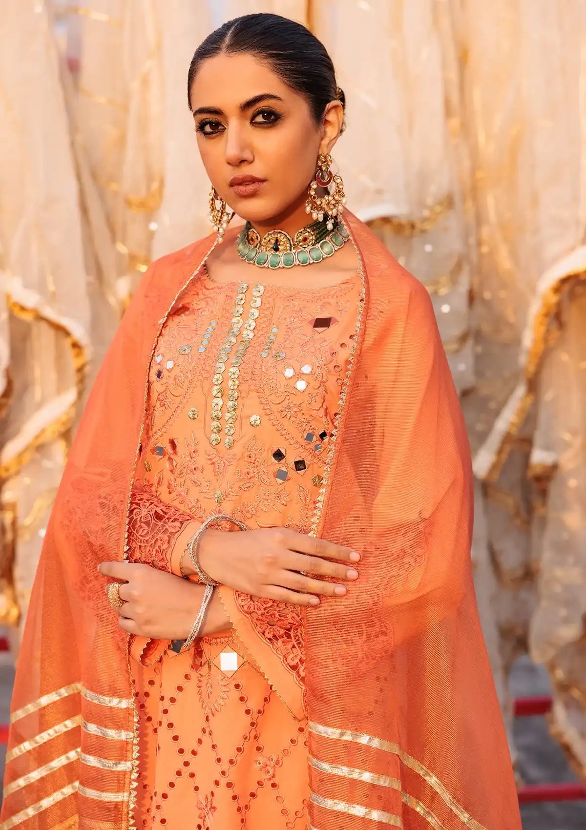 Charizma Luxury Embroidered Suit