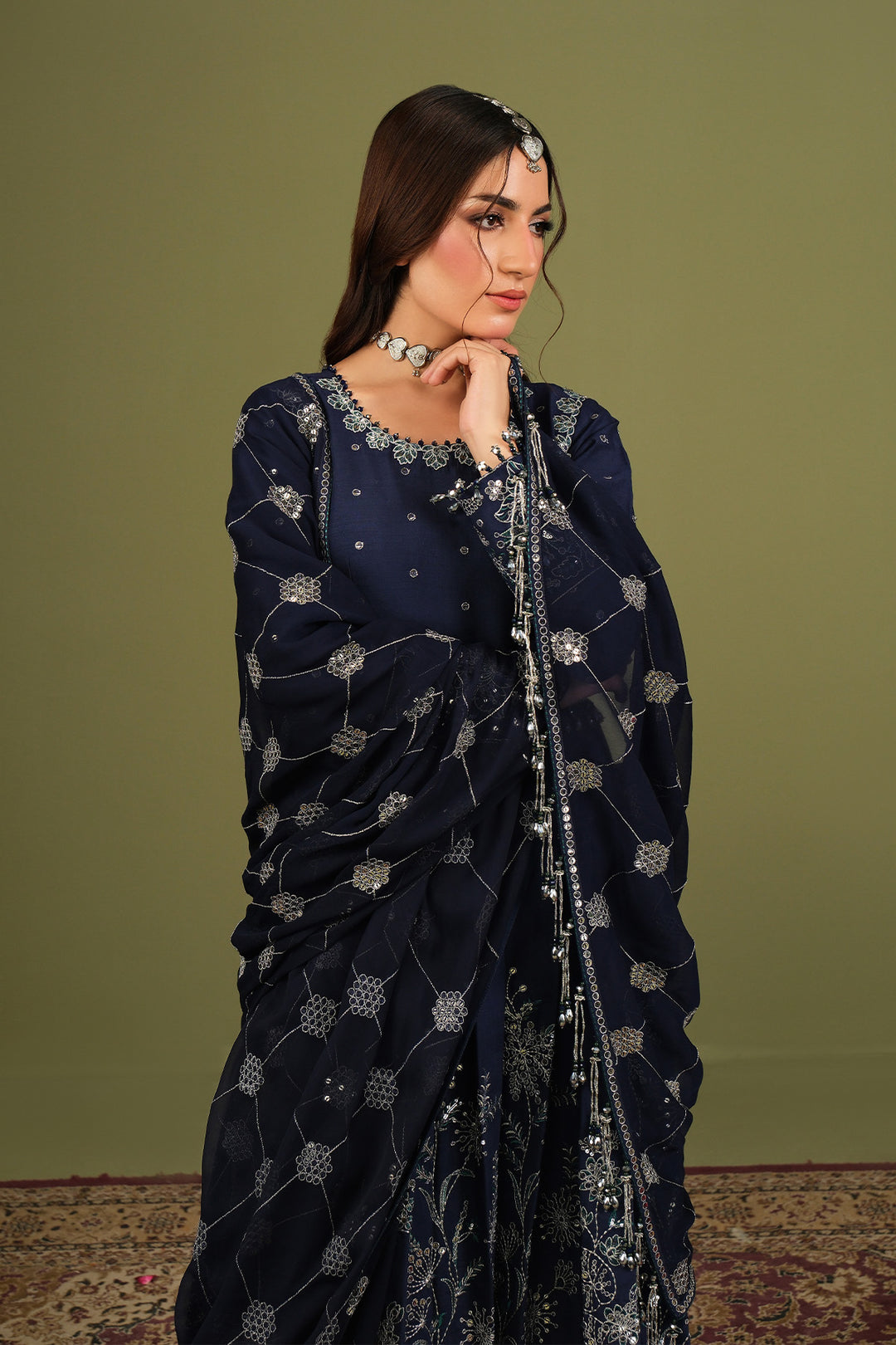 Luxe By Alizeh Raw Silk Suit
